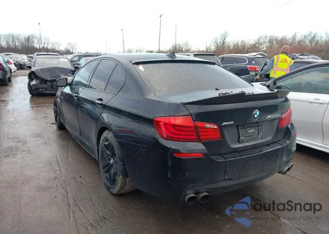2013 BMW 550I xDrive from USA, damaged, VIN WBAFU9C57DDY72181